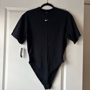 SOLD   Nike Black Short Sleeve Bodysuit